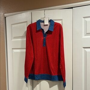 Red and Blue Shirt